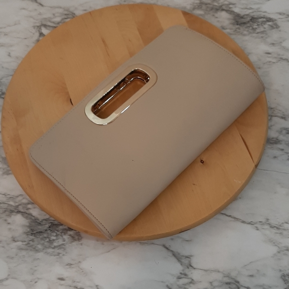 Call it spring beige rectangular hand clut… - Picture 8 of 16